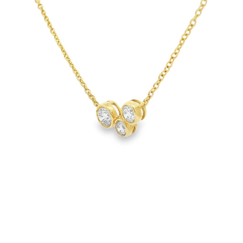 Diamond 18ct Yellow Gold 0.37ct Pendant