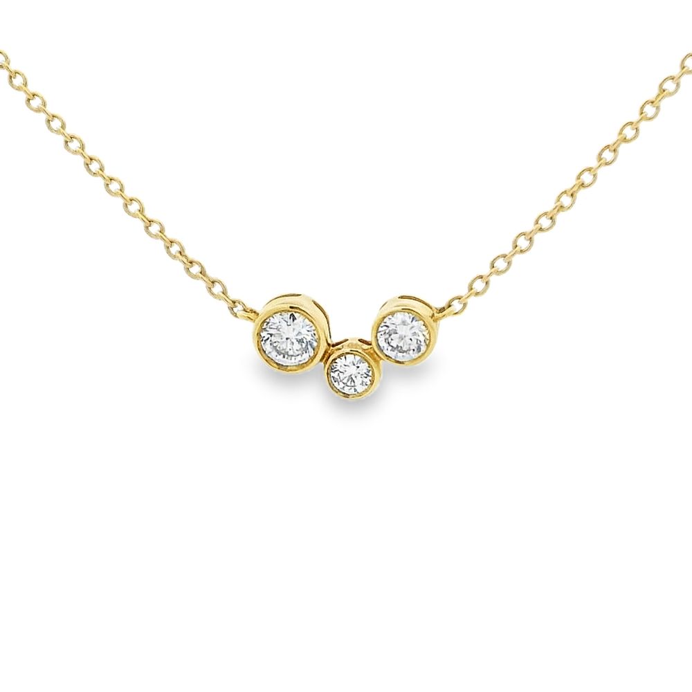 Diamond 18ct Yellow Gold 0.37ct Pendant