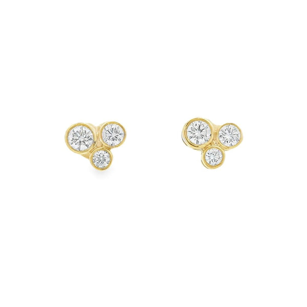 Diamond 18ct Yellow Gold 0.70ct Earrings