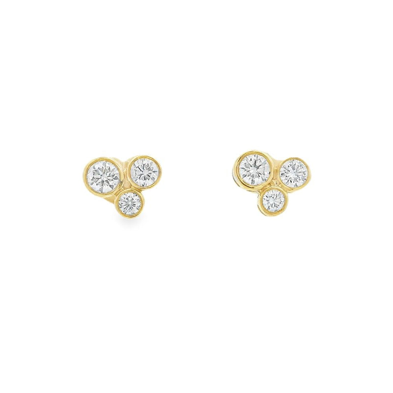 Diamond 18ct Yellow Gold 0.70ct Earrings