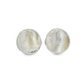Silver Round Mother of Pearl Cufflinks