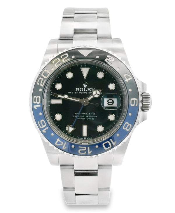 Rolex GMT-Master II Black & Blue Ceramic Oyster 40mm Watch 116710BLNR (2024)
