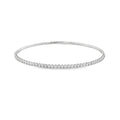 Diamond 18ct White Gold 1.03ct Flexible Bangle