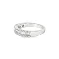 Diamond 18ct White Gold Baguette and Round Cut Eternity Ring
