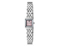 GUCCI G-Frame 14x18mm Pink & Diamond Dial Ladies Watch YA128539