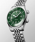 Longines Heritage Legend Diver Green Automatic 39mm Watch L3.764.4.06.6