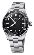 Oris Divers Date Black 39mm Watch 01 733 7795 4054