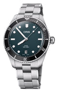 Oris Divers Date Blue 39mm Watch 01 733 7795 4055