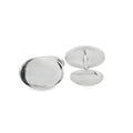Silver Oval Cufflinks