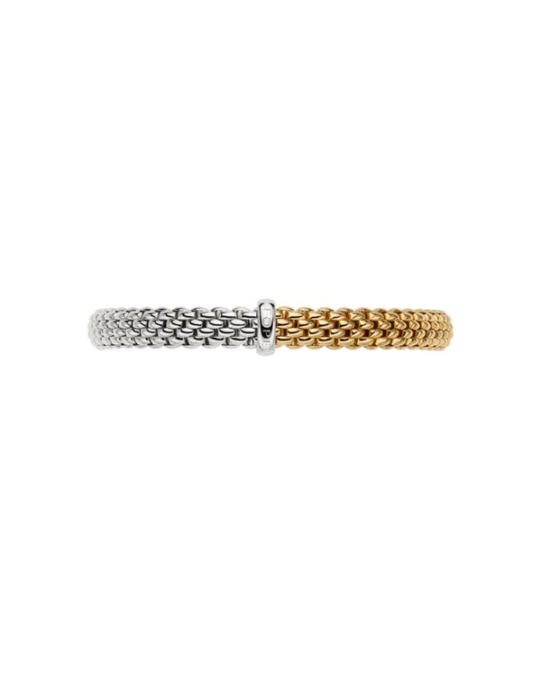 Fope Vendome 18ct Flex'it Bicolour and Diamond Bracelet