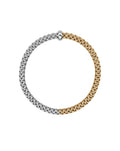 Fope Solo 18ct Flex'it Bicolour and Diamond Bracelet