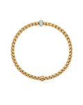 Fope Eka 18ct Flex'it Bracelet With Rhombus-Set Diamonds