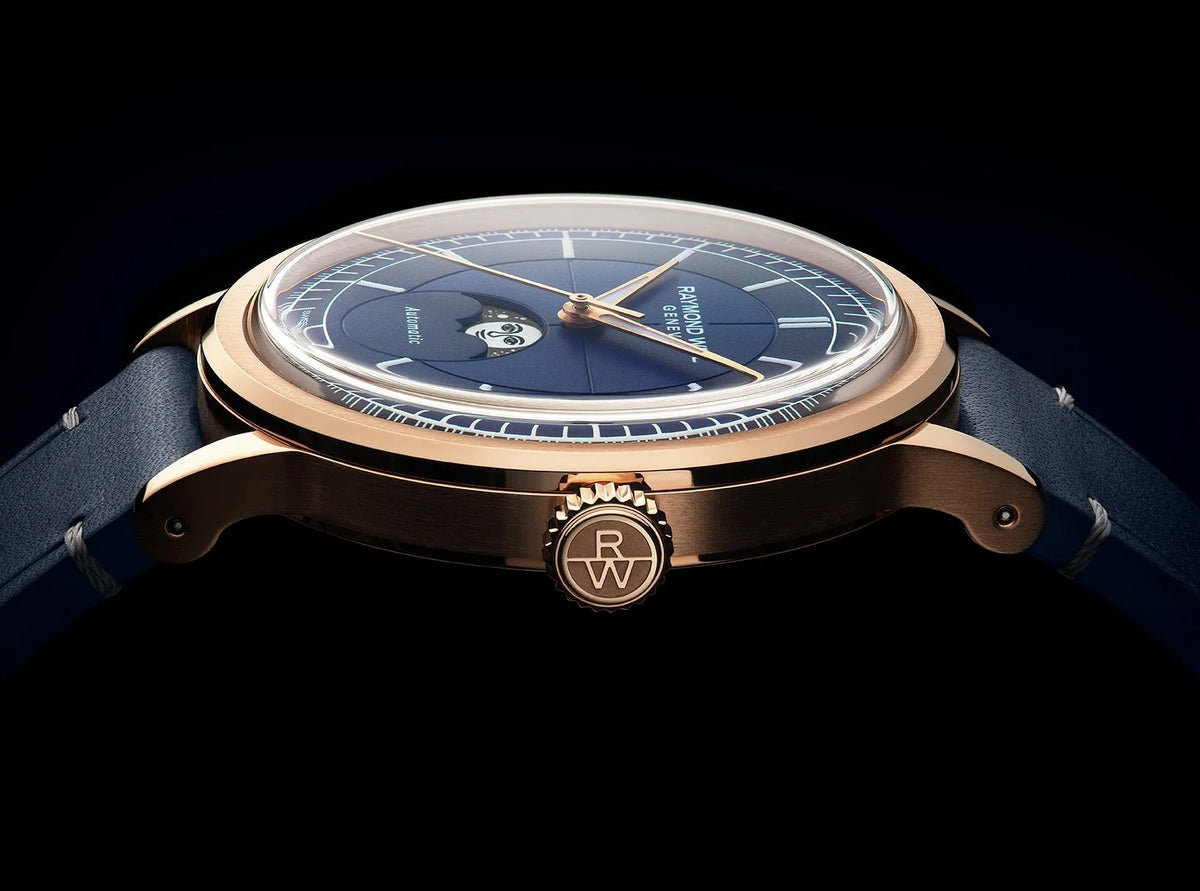 Raymond Weil Millesime Automatic Moon Phase 39.5mm Blue Watch 2945-PC5-50001