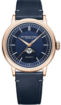 Raymond Weil Millesime Automatic Moon Phase 39.5mm Blue Watch 2945-PC5-50001