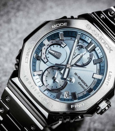 G-SHOCK Full Metal Chronograph Blue Watch GMC-B2100AD-2AER