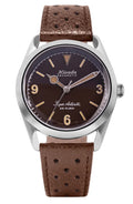 Nivada Grenchen Super Antarctic Brown 38mm Watch 32031A23