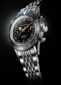 Nivada Grenchen Chronomaster 38mm Broad Arrow Interchangeable Bezel Watch 86056M04LO