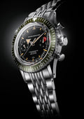 Nivada Grenchen Chronomaster 38mm Broad Arrow Interchangeable Bezel Watch 86056M04LO