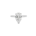 Pear Cut Single Stone 2.04ct Lab Grown Diamond, Platinum