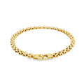 9ct Yellow Gold Brick Link Bracelet
