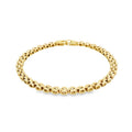 9ct Yellow Gold Brick Link Bracelet