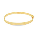 9ct Yellow Gold Solid Hinged Bangle