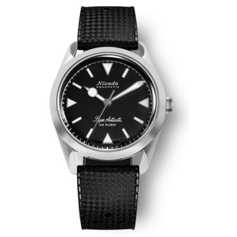 Nivada Grenchen Super Antarctic 38mm Black & White Watch 32025A01