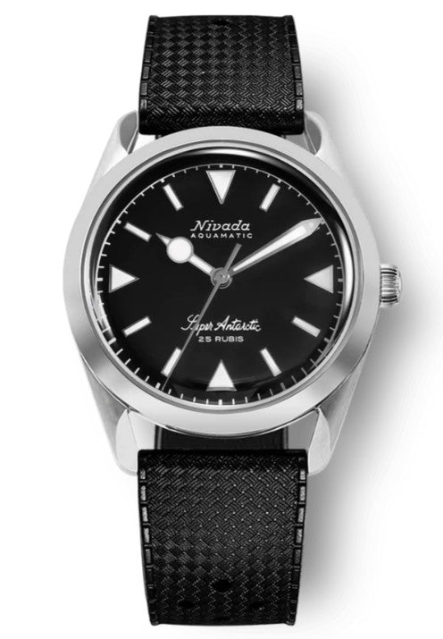 Nivada Grenchen Super Antarctic 38mm Black & White Watch 32025A01