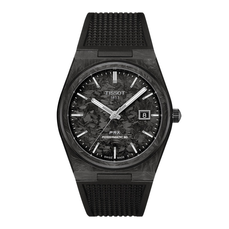 Tissot PRX Powermatic 80 Carbon 40mm Watch T137.907.97.201.00