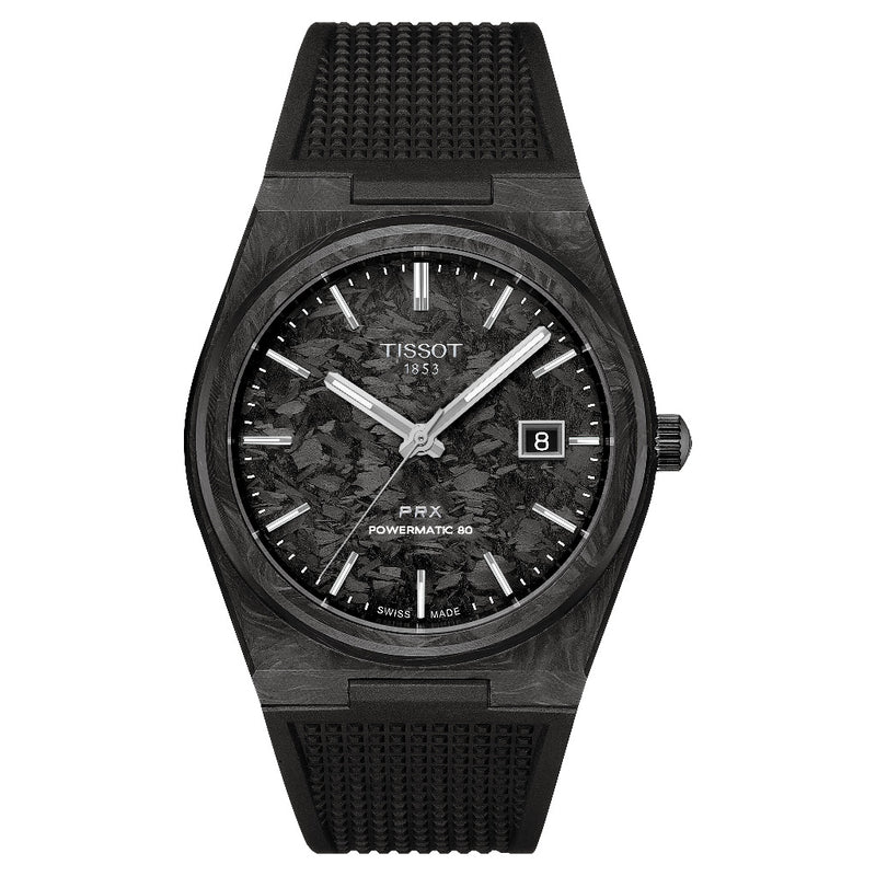 Tissot PRX Powermatic 80 Carbon 40mm Watch T137.907.97.201.00