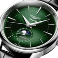 Longines Flagship Heritage Green Moonphase 38.5mm Watch L48154022