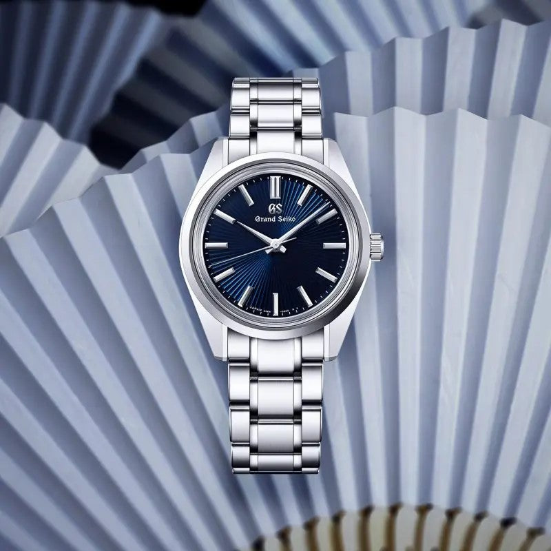 Grand Seiko Heritage 44GS Blue Sunray Manual-Winding Mechanical 36.5mm Watch SBGW299