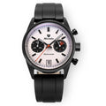Nivada Grenchen Datomaster 36mm Black Mecaquartz Limited Edition Oysterflex Watch 88008Q33