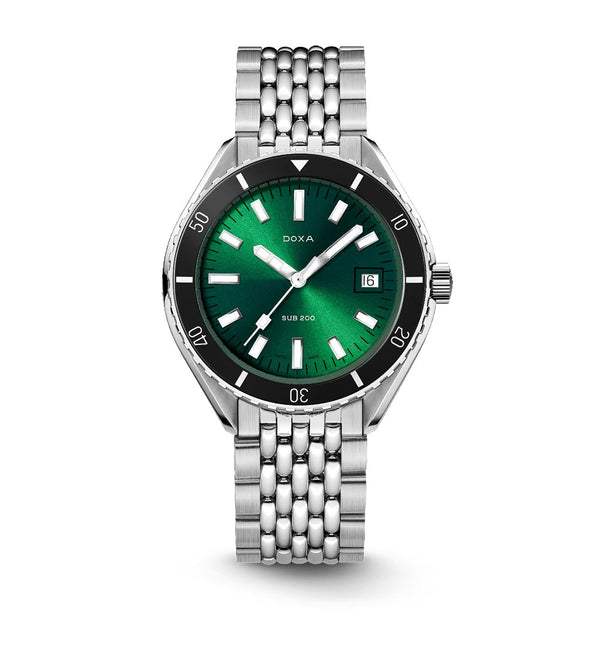 Doxa SUB 200 Sea Emerald Stainless Steel 42mm Watch 799.10.131.10