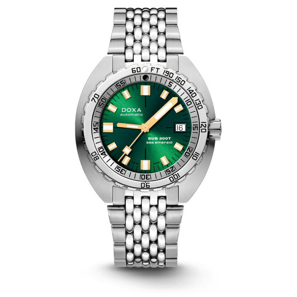 Doxa SUB 300T Sea Emerald Stainless Steel 42.5mm Watch 840.10.131.10