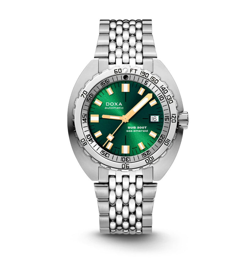 Doxa SUB 300T Sea Emerald Stainless Steel 42.5mm Watch 840.10.131.10