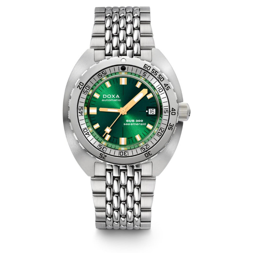 Doxa SUB 300 Sea Emerald Stainless Steel 42.5mm Watch 821.10.131.10