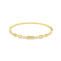 Diamond 18ct Yellow Gold 0.66ct Bangle