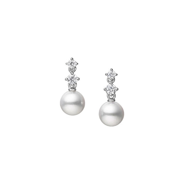 Mikimoto Morning Dew Akoya Cultured Pearl Earrings