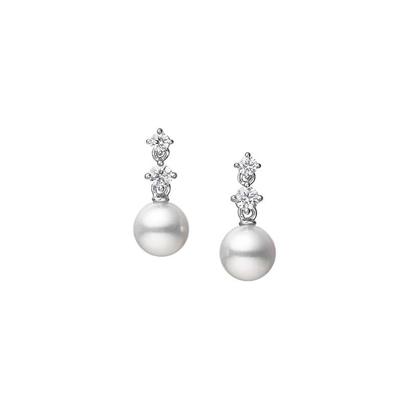 Mikimoto Morning Dew Akoya Cultured Pearl Earrings