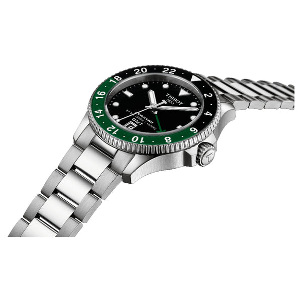 Tissot Seastar 1000 Quartz GMT Green and Black 40mm Watch T1208521105100