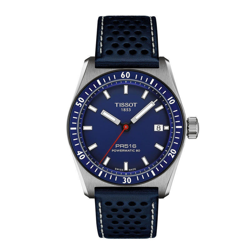 Tissot PR516 Powermatic 80 38mm Blue Watch T1494071604100