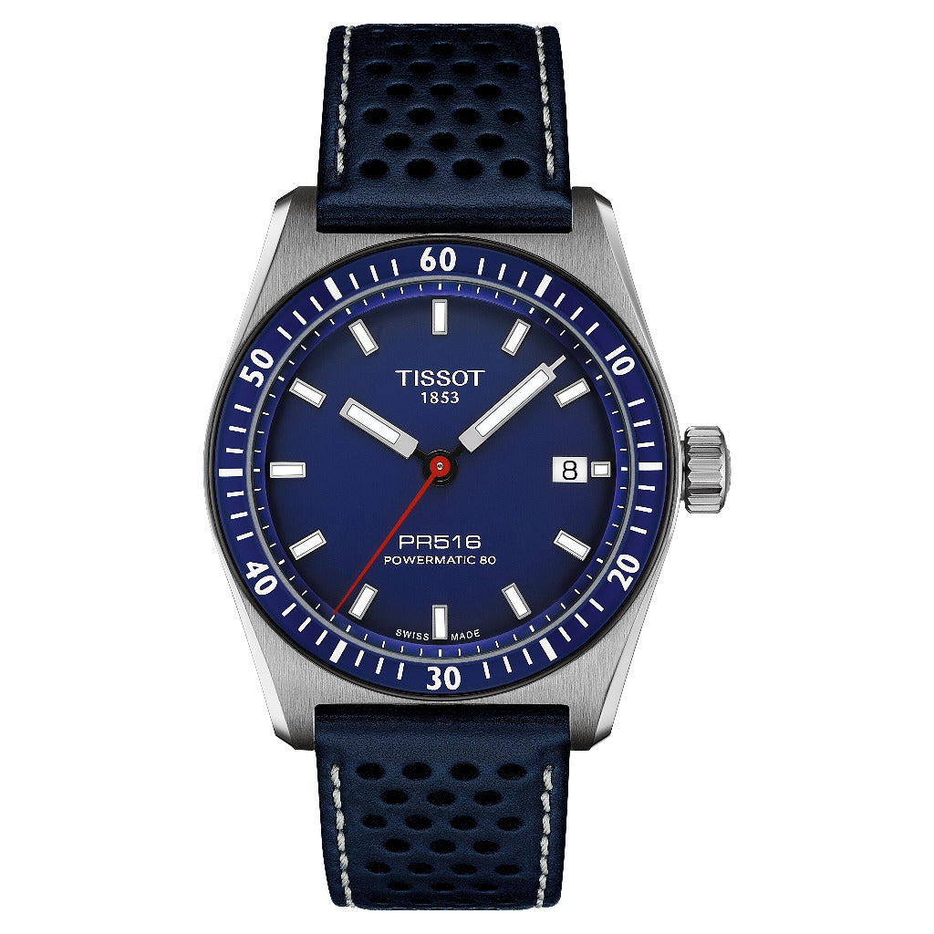 Tissot PR516 Powermatic 80 38mm Blue Watch T1494071604100