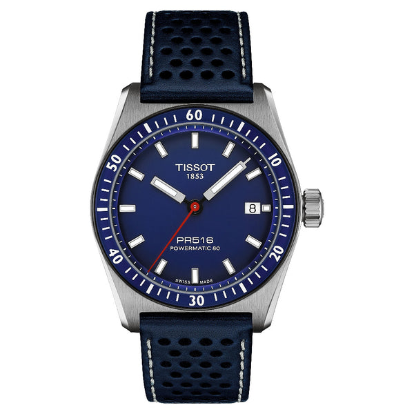 Tissot PR516 Powermatic 80 38mm Blue Watch T1494071604100