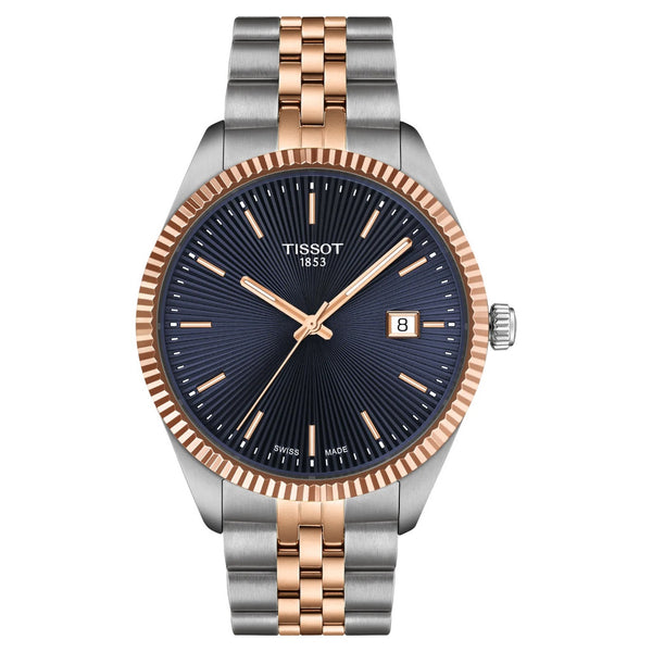 Tissot Ballade Blue Dial 40mmTwo Tone Watch T1564102204100