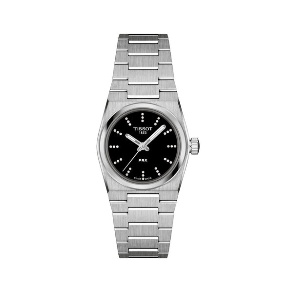 Tissot PRX Black Dial & Diamond 25mm Watch T1370101105600
