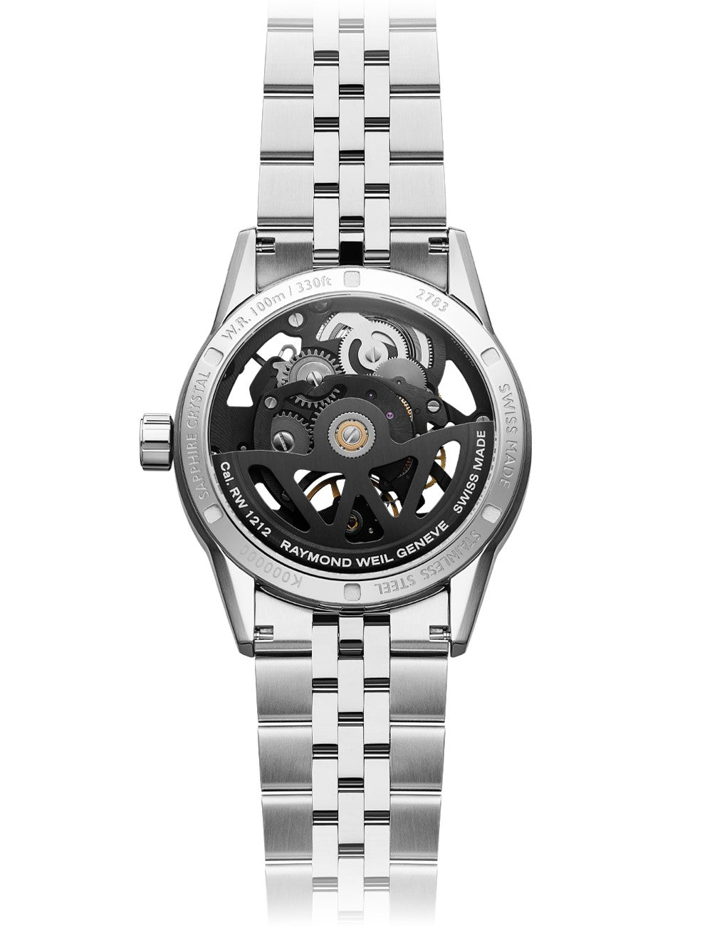 Raymond Weil Freelancer Calibre RW1212 Skeleton 38mm Watch 2783-ST-50000