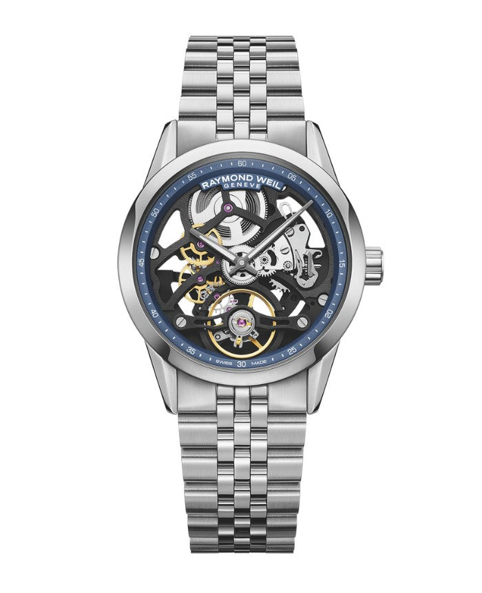 Raymond Weil Freelancer Calibre RW1212 Skeleton 38mm Watch 2783-ST-50000