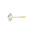 Diamond 18ct Yellow Gold 1.03ct Flower Cluster Ring