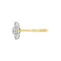 Diamond 18ct Yellow Gold 2.04ct Flower Cluster Ring